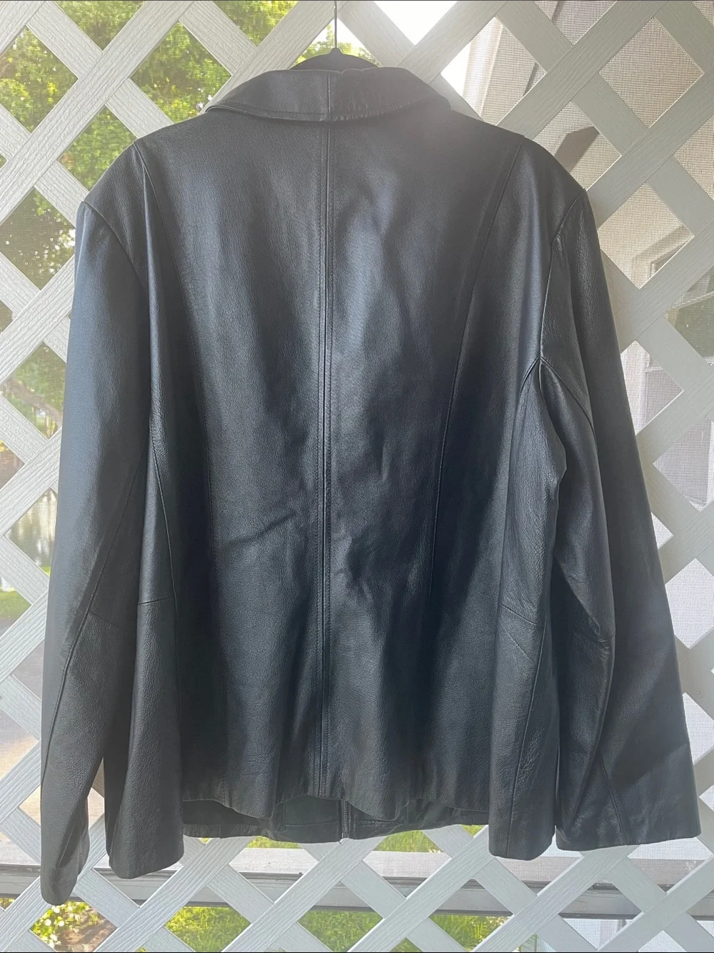 East 5th Vintage EUC Full Zip Leather Jacket - Picture 4 of 14